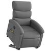 vidaXL Stand up Massage Recliner Chair Dark Grey Fabric