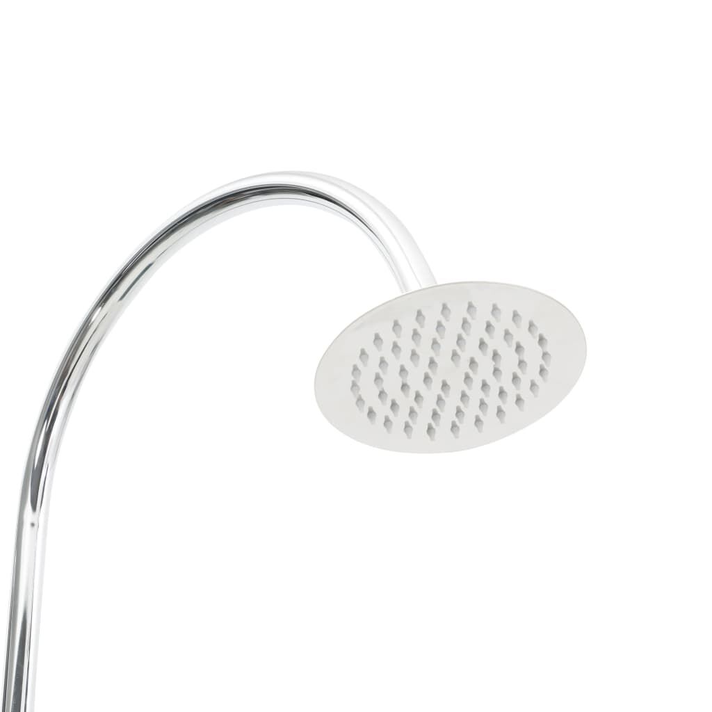 vidaXL Garden Shower Anthracite Wood