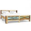 vidaXL Bed Frame without Mattress Solid Reclaimed Wood 180x200 cm
