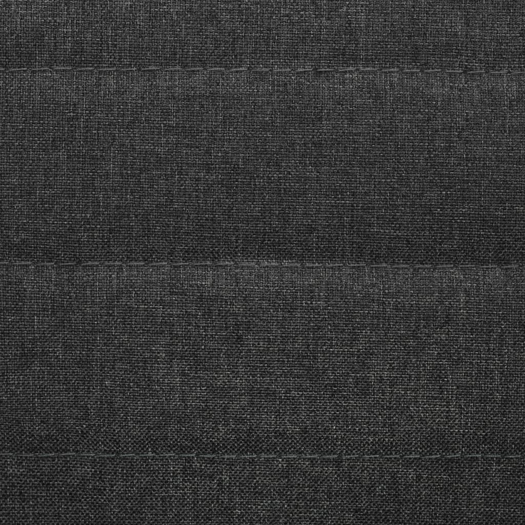 vidaXL Dining Chairs 4 pcs Dark Gray Fabric