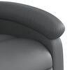 vidaXL Recliner Chair Grey Faux Leather