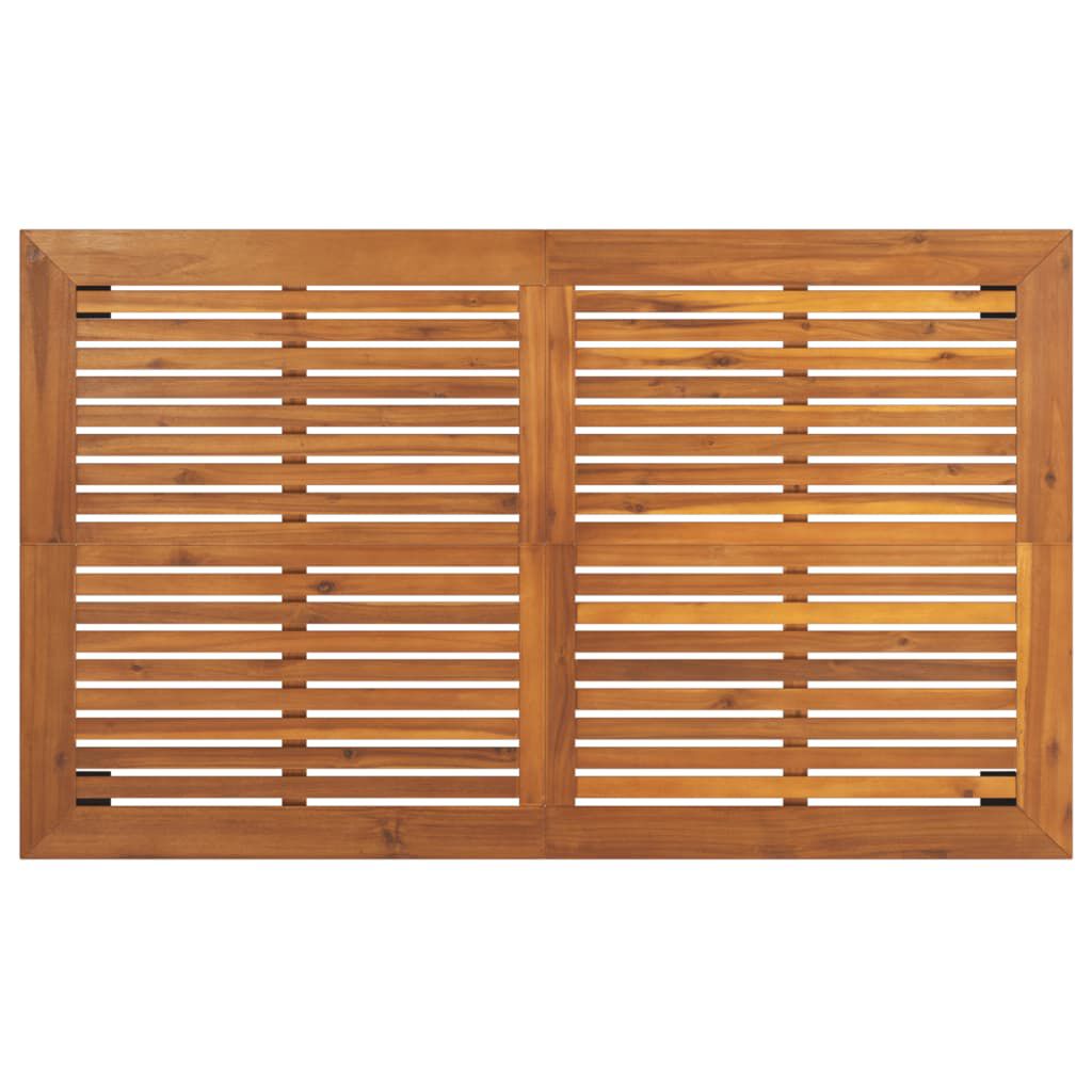 vidaXL Garden Table 150x90x75 cm Solid Wood Acacia