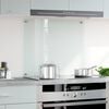 vidaXL Kitchen Backsplash Transparent 70 x 60 cm Tempered Glass