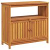 vidaXL Garden Console Table 80x35x75 cm Solid Wood Acacia