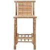 vidaXL Bar Stools 2 pcs Bamboo