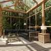 vidaXL 10 Piece Garden Lounge Set with Cushions Poly Rattan Grey