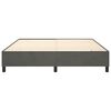 vidaXL Box Spring Bed Frame Dark Grey California King Velvet (US Only)