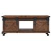 vidaXL Coffee Table Solid Fir Wood 91x51x38 cm Brown
