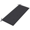 vidaXL Folding Garden Bench with Cushion 118 cm Bamboo