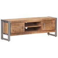 vidaXL TV Cabinet 120x30x40 cm Rough Mango Wood