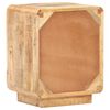 vidaXL Bedside Cabinet 40x30x50 cm Rough Mango Wood