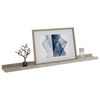 vidaXL Wall Shelves 2 pcs Concrete Grey 80x9x3 cm