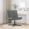 vidaXL Swivel Chair Manual Dark grey 63 x 75 x 76 cm Fabric