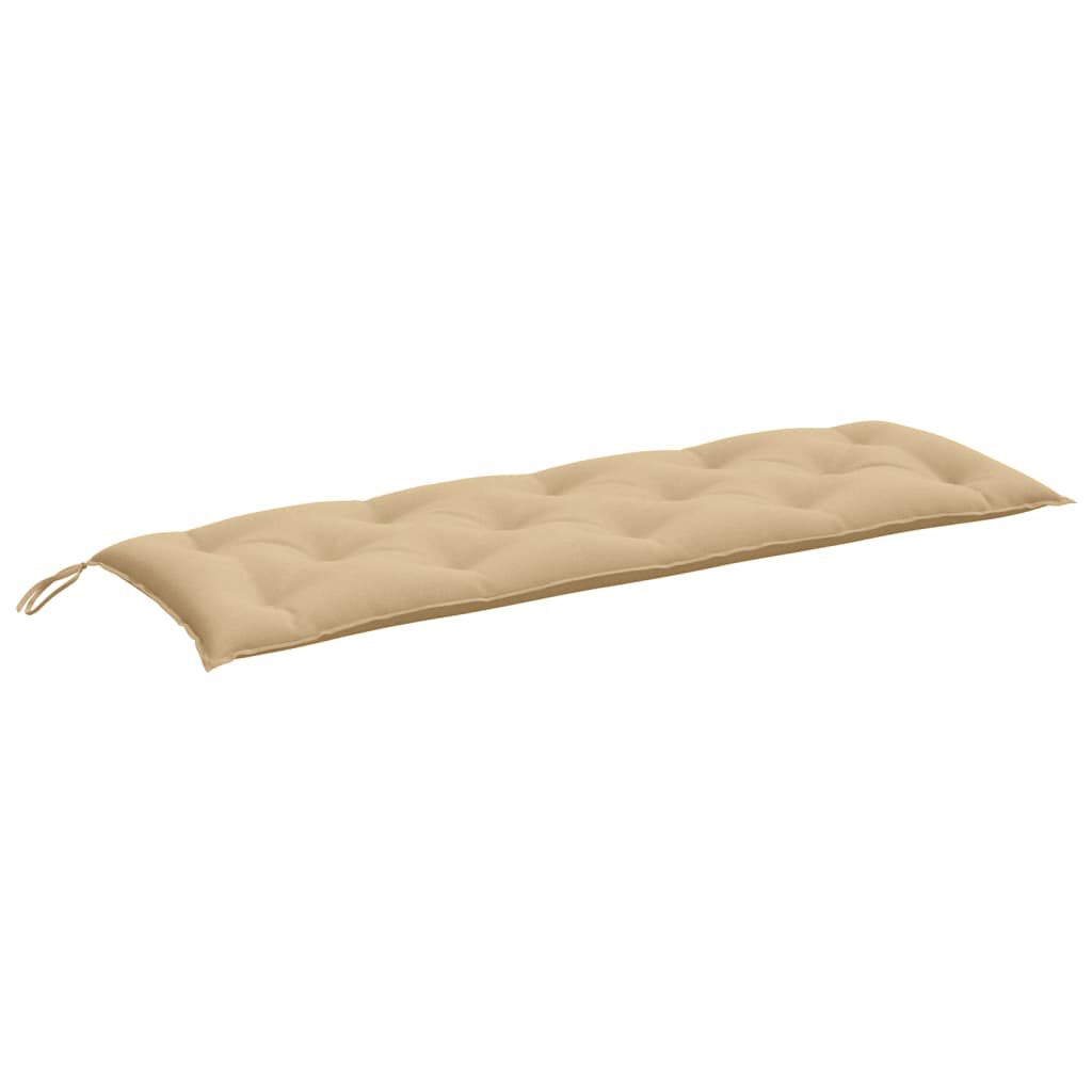 vidaXL Garden Bench Cushion Melange Beige 150x50x7 cm Fabric