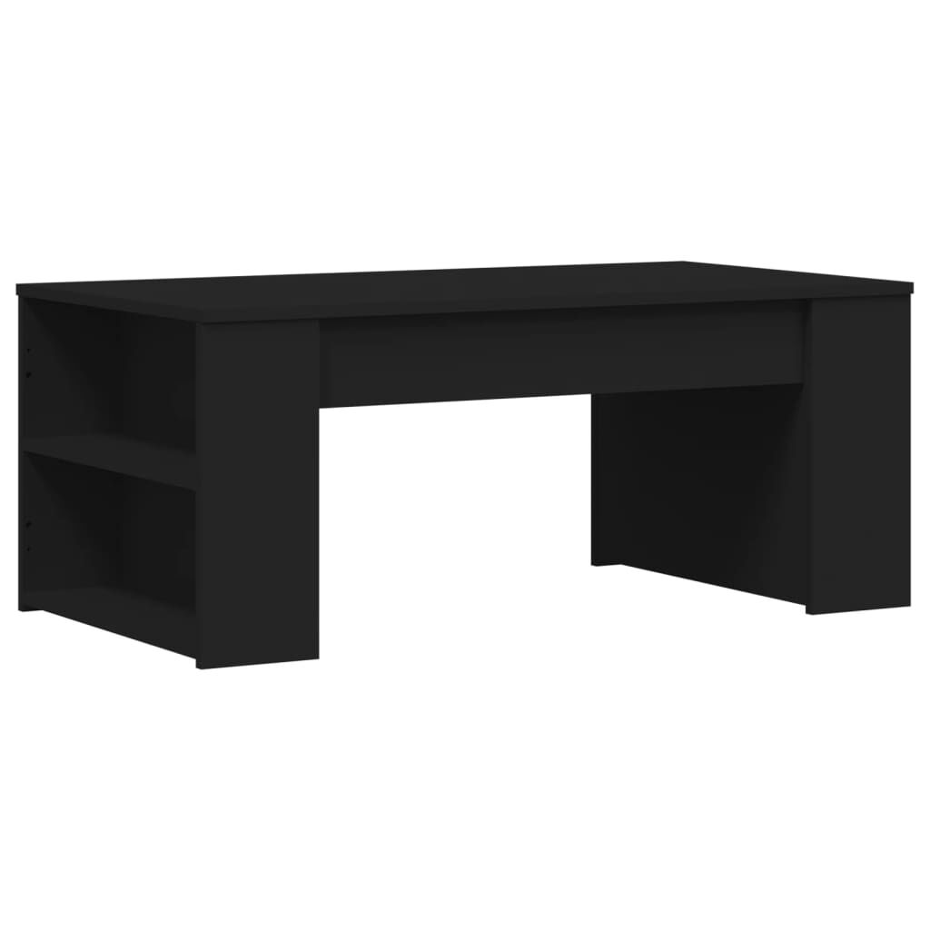 vidaXL Coffee Table Black 102x55x42 cm Engineered Wood