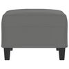 vidaXL Footstool Dark Grey 70x55x41 cm Microfibre Fabric