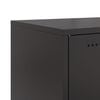 vidaXL Sideboard Black 100.5x39x107 cm Steel