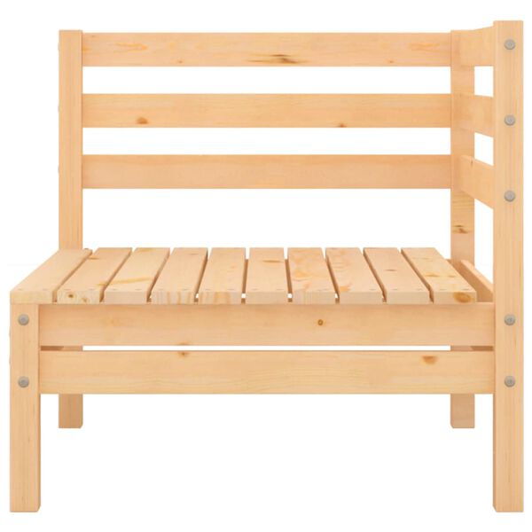 vidaXL Garden 2-Seater Sofa Solid Pinewood