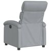 vidaXL Recliner Chair Light Grey Fabric