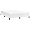 vidaXL Bed Frame without Mattress White 137x190 cm Full Faux Leather