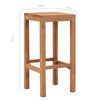 vidaXL Bar Stools 4 pcs Solid Teak Wood