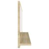 vidaXL Bathroom Mirror Sonoma Oak 90x10.5x37 cm Engineered Wood
