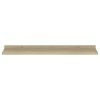 vidaXL Wall Shelves 4 pcs Sonoma Oak 80x9x3 cm