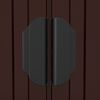 vidaXL Garden Shed Dark Brown 192x191x223 cm Galvanised Steel