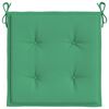 vidaXL Garden Chair Cushions 2 pcs Green 40x40x3 cm Oxford Fabric