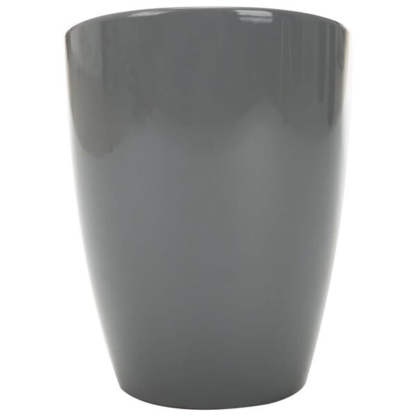 vidaXL Storage Stool Grey Faux Leather