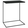 vidaXL Side Table Black 55x35x66 cm Engineered Wood