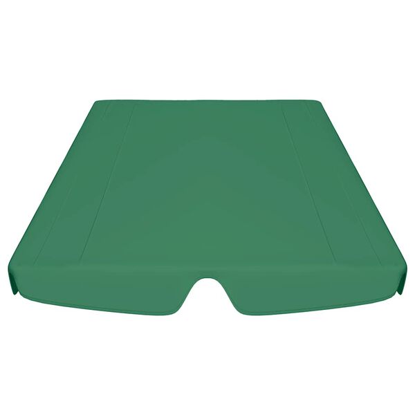 vidaXL Replacement Canopy for Garden Swing Green 188/168x145/110 cm