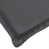 vidaXL Deck Chair Cushion Melange Anthracite (75+105)x50x4 cm Fabric