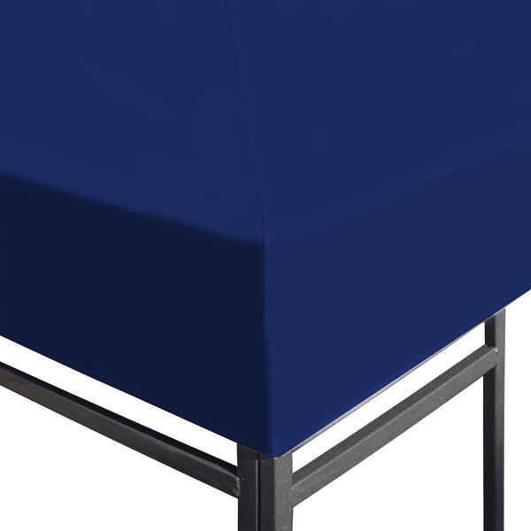 vidaXL Gazebo Cover Canopy Replacement 310 g / m² Dark Blue 3 x 3 m