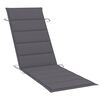 vidaXL Garden Sun Lounger with Cushion Solid Wood Acacia