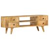 vidaXL TV Cabinet 110x35x40 cm Solid Mango Wood