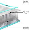 vidaXL Inflatable Gymnastics Mat with Pump 400x100x10 cm PVC Green