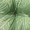 vidaXL Garden Bench Cushion Leaf Pattern 120x50x7 cm Fabric