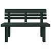 vidaXL Garden Bench Green 110x52x71 cm Polypropylene