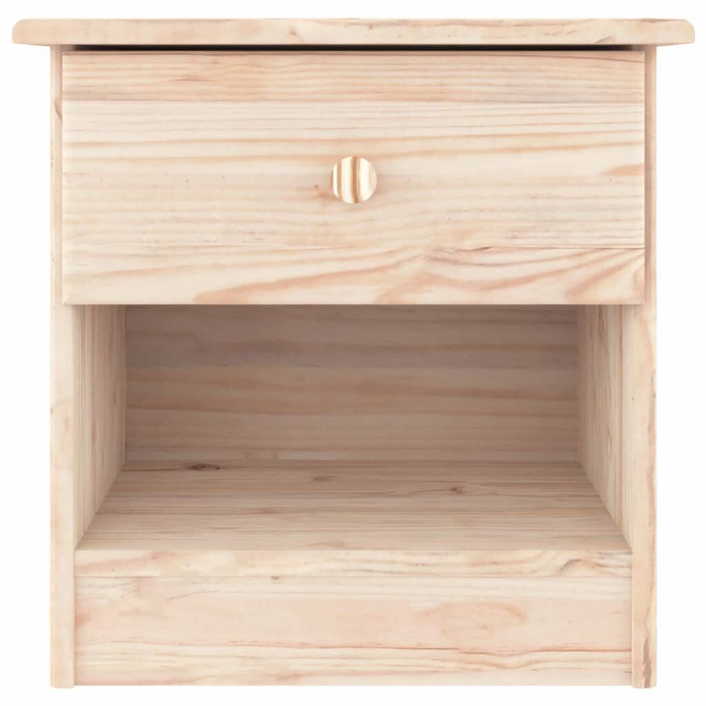vidaXL Bedside Cabinet ALTA 41x35x41 cm Solid Wood Pine