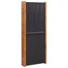 vidaXL 6-Panel Room Divider Black 420x180 cm