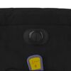 vidaXL Electric Stand up Massage Recliner Chair Black Microfibre Fabric