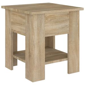 vidaXL Coffee Table Sonoma Oak 40x40x42 cm Engineered Wood