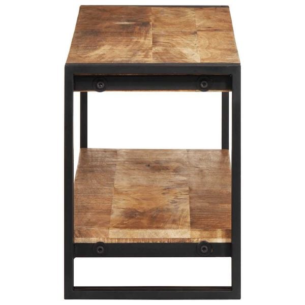 vidaXL TV Cabinet 120x30x40 cm Rough Mango Wood