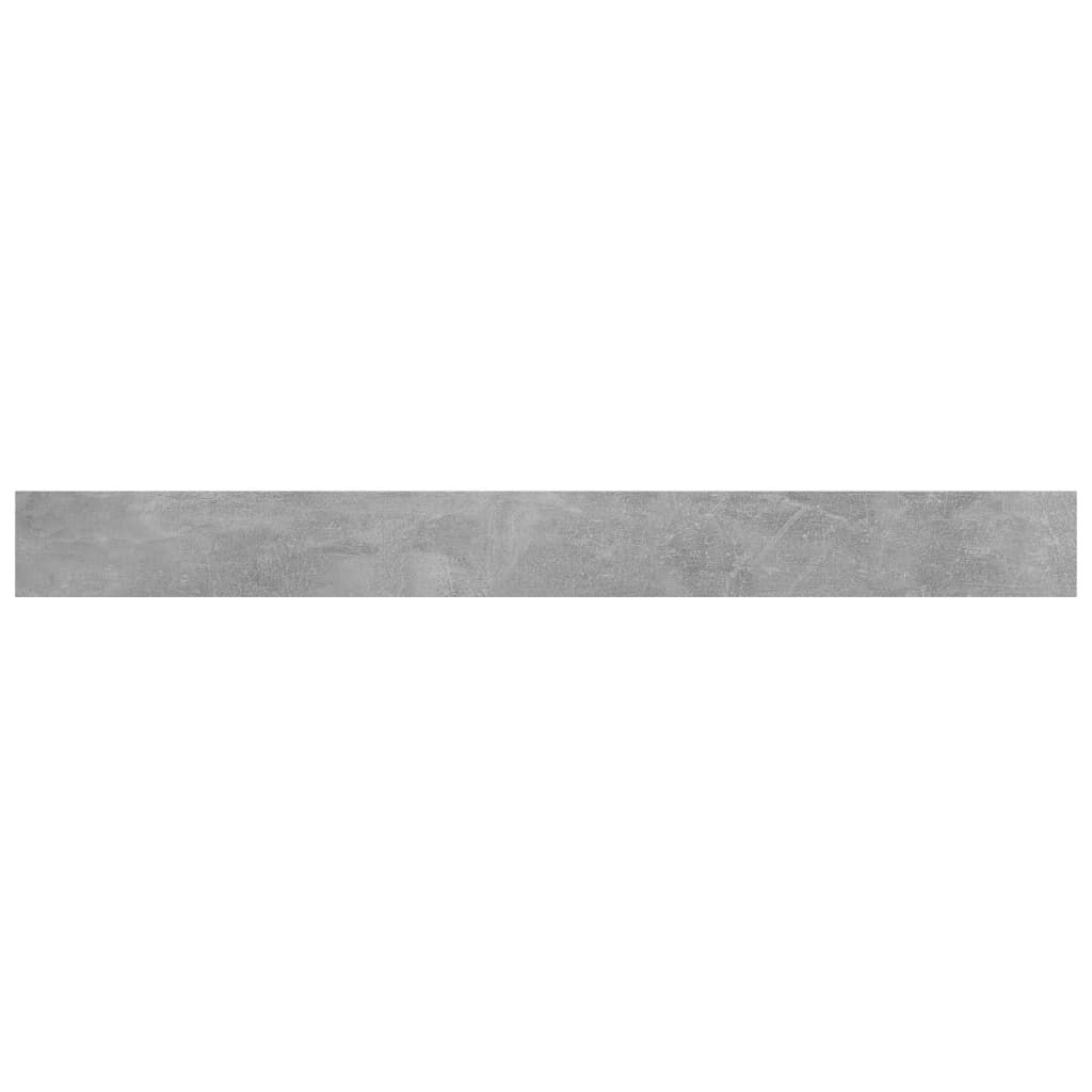 vidaXL Bookshelf Boards 4 pcs Concrete Grey 100x10x1.5 cm Engineered Wood