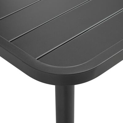 vidaXL Garden Table Dark Grey 150x90x72 cm Steel