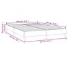 vidaXL Bed Frame without Mattress Dark Grey Full Fabric (US Only)