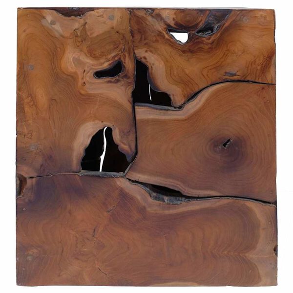 vidaXL Stools 2 pcs Brown 40x40x45 cm Solid Teak Wood