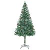 vidaXL Artificial Pre-lit Christmas Tree with Pinecones 180 cm