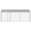 Dog Cage Silver 600 x 200 x 256 cm Galvanised Steel